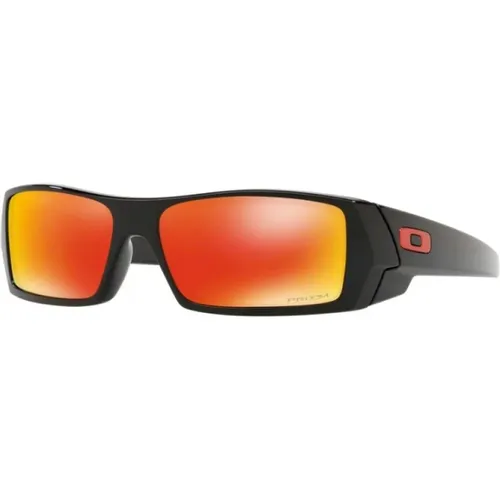 Rote Rubinlinse Kunststoff-Sonnenbrille , Herren, Größe: 60 MM - Oakley - Modalova