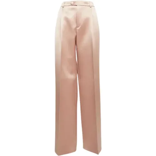 Pre-owned Satin bottoms , female, Sizes: M - Gucci Vintage - Modalova