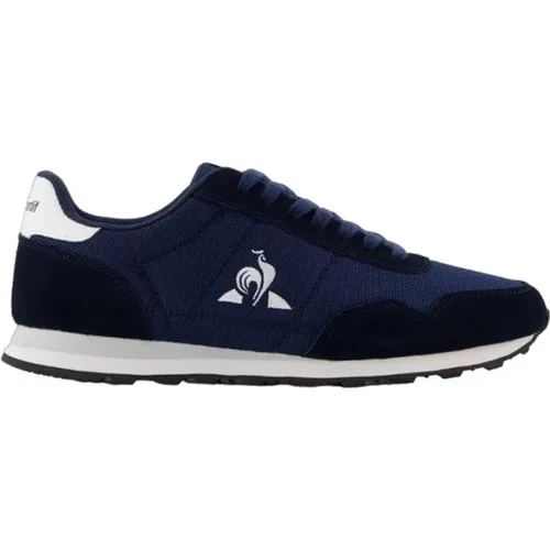 Blaue Casual Wildleder Sneakers für Herren , Herren, Größe: 45 EU - Le Coq Sportif - Modalova