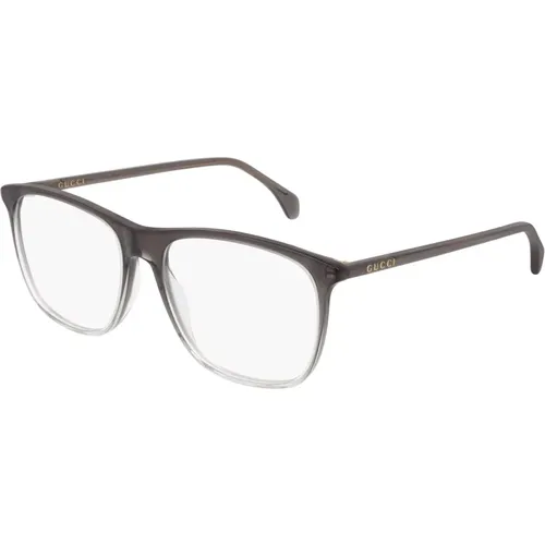 Graue Sonnenbrillenfassungen , unisex, Größe: 57 MM - Gucci - Modalova