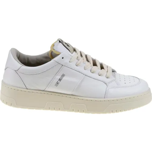 Leather Golf Sneakers , male, Sizes: 6 UK, 7 UK - Saint Sneakers - Modalova