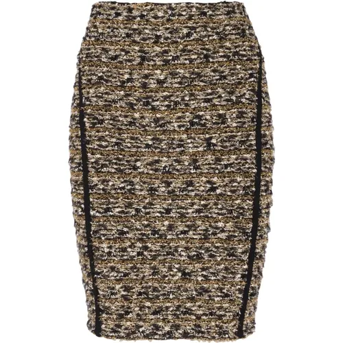Lurex tweed skirt , female, Sizes: S, M, XS - Balmain - Modalova