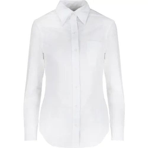 Klassisches Weißes Baumwollhemd , Damen, Größe: XS - Thom Browne - Modalova