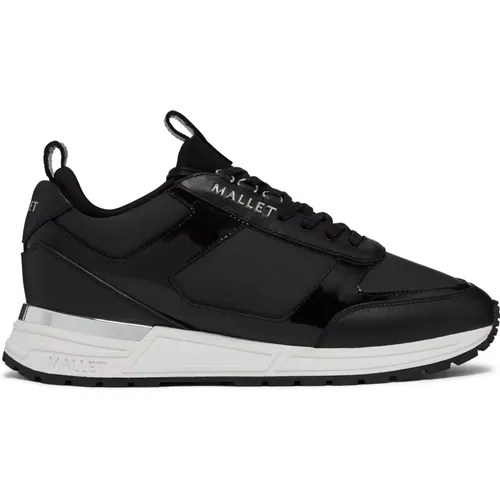 Lite Schwarz Silber Sneakers , Herren, Größe: 42 EU - Mallet London - Modalova