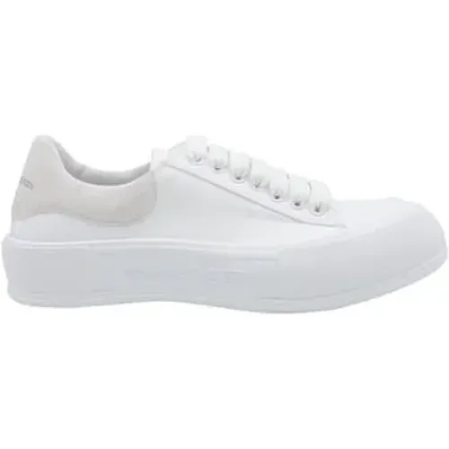 Pre-owned Cotton sneakers , unisex, Sizes: 9 UK - Alexander McQueen Pre-owned - Modalova
