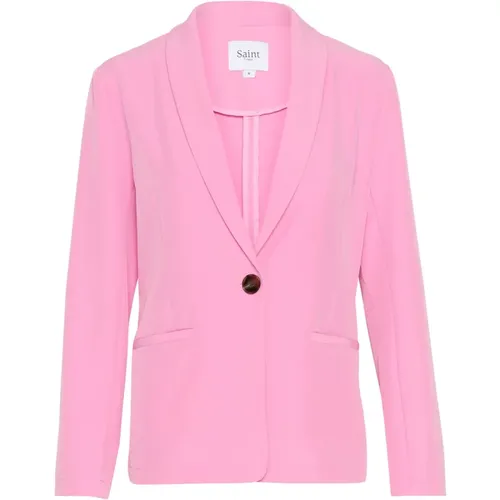 Celestsz Blazer Jacket Fuchsia , female, Sizes: M, L, S, XL - Saint Tropez - Modalova