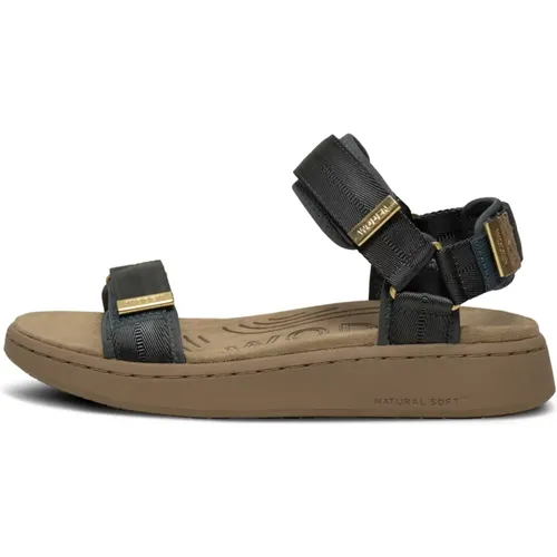 Flat Sandalen , Damen, Größe: 37 EU - Woden - Modalova