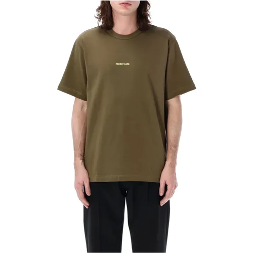 Men's Clothing T-Shirts & Polos Olive Ss24 , male, Sizes: M, XL, L, S - Helmut Lang - Modalova
