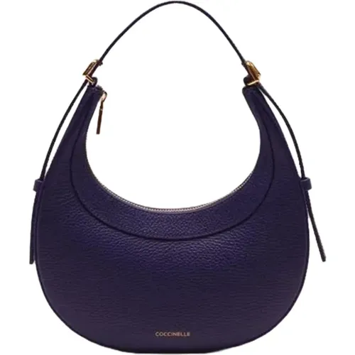 Blaue Leder Crossbody Tasche - Coccinelle - Modalova