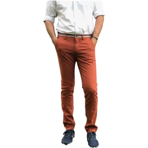 Slim Chino Hose , Herren, Größe: S - Mason's - Modalova