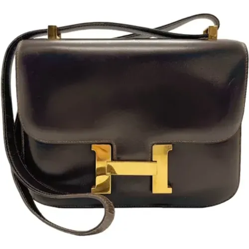 Pre-owned Leather hermes-bags , female, Sizes: ONE SIZE - Hermès Vintage - Modalova