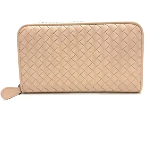 Pre-owned Leather wallets , female, Sizes: ONE SIZE - Bottega Veneta Vintage - Modalova