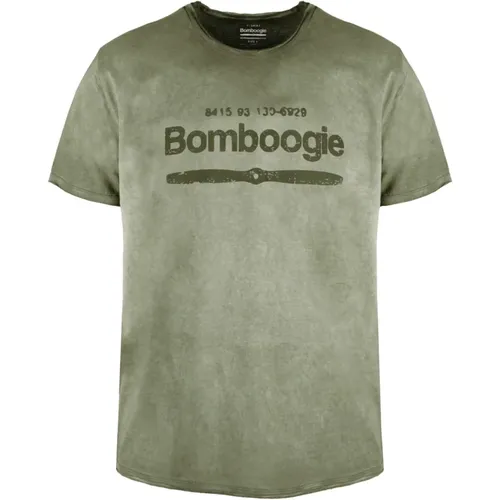 Print Short-sleeved T-Shirt , male, Sizes: M, S, 3XL, 2XL, L, XL - BomBoogie - Modalova