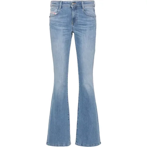Flared Denim Jeans , Damen, Größe: W30 - Diesel - Modalova
