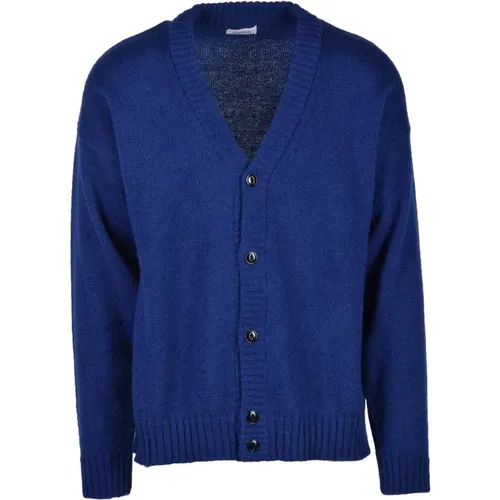 Mohair-Mischung Cardigan , Herren, Größe: L - Amish - Modalova