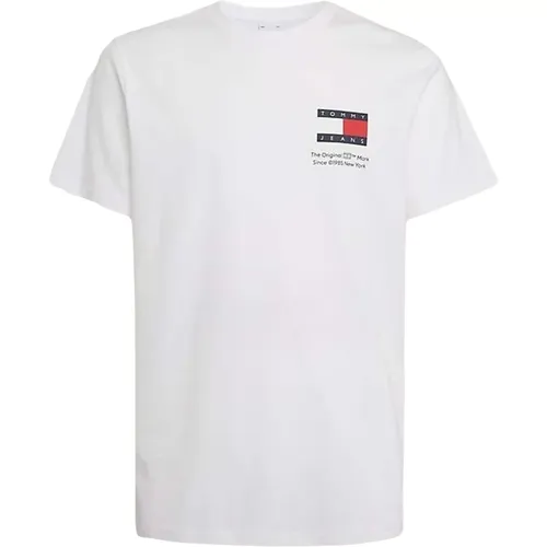 Essential Slim T-shirt , male, Sizes: M - Tommy Hilfiger - Modalova