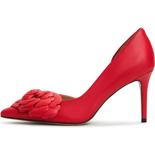 Rote Stiletto High Heeled Sandalen , Damen, Größe: 41 EU - Cesare Gaspari - Modalova