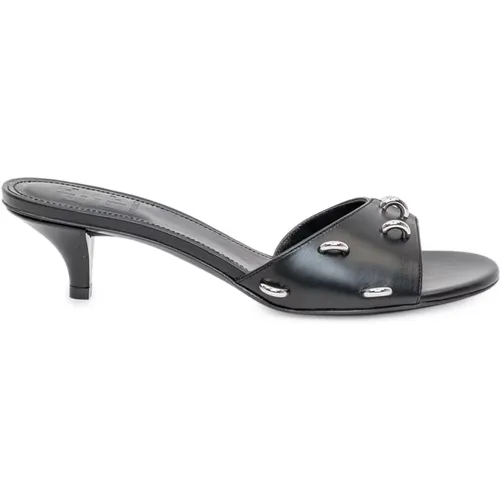 Schwarze Slip-On Schuhe mit Show-Absatz , Damen, Größe: 35 EU - Givenchy - Modalova