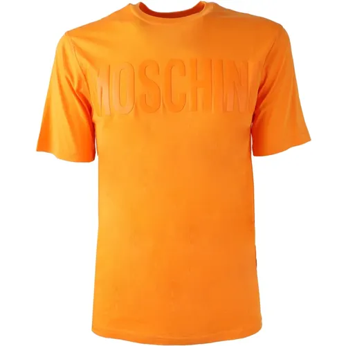Stylish Men`s T-Shirt with Unique Design , male, Sizes: S, XS, L, XL, M - Moschino - Modalova