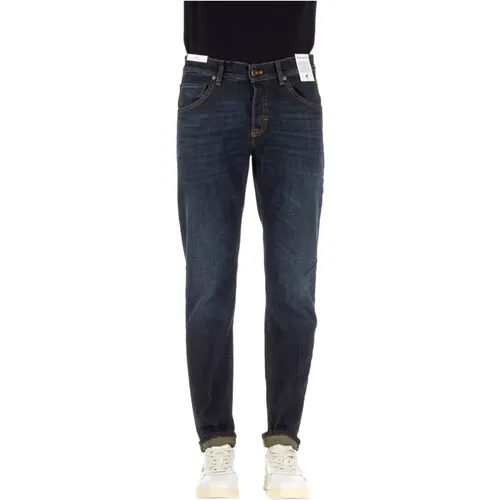 Authentic Fit Denim Jeans , male, Sizes: W33 - PT Torino - Modalova