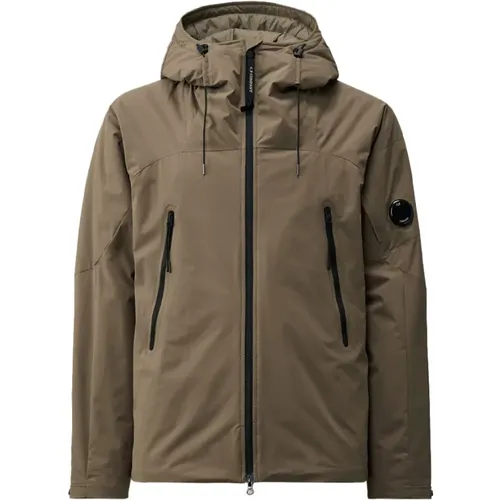 Braune Pro-Tek Jacke mit Primaloft® , Herren, Größe: XL - C.P. Company - Modalova