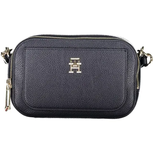 Blaue Polyurethan-Handtasche - Tommy Hilfiger - Modalova