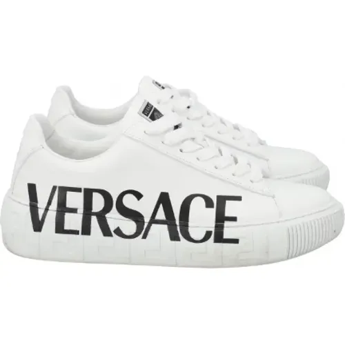 Pre-owned Fabric sneakers , female, Sizes: 5 1/2 UK - Versace Pre-owned - Modalova