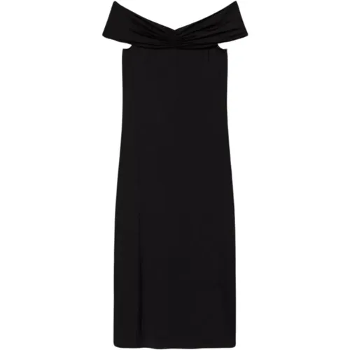 Shiny Viscose Midi Dress , female, Sizes: M, S, L - Twinset - Modalova