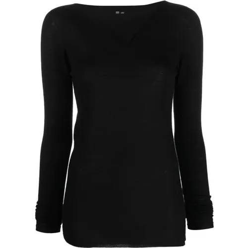 Column Knit Sweater Casual Style , female, Sizes: S, L, XS - Rick Owens - Modalova