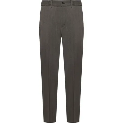 Wool Trousers with Elasticated Waist , male, Sizes: 2XL, 3XL, XL, L, M - Tagliatore - Modalova