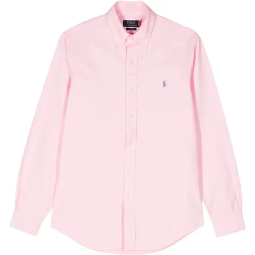 Custom Fit Oxford Shirt , male, Sizes: M, XL, L, 2XL - Ralph Lauren - Modalova