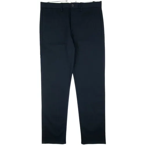 Cotton Elastane Trousers Aw22 , male, Sizes: S, L - Moncler - Modalova