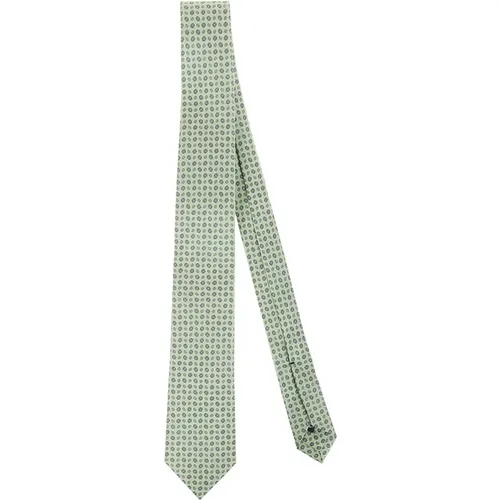 Hand-Sewn Tailored Tie , male, Sizes: ONE SIZE - Errico Formicola - Modalova