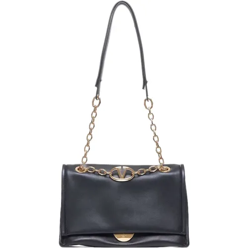 Vlogo Chain Small Tote Bag , female, Sizes: ONE SIZE - Valentino Garavani - Modalova