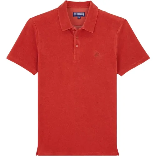 Phoneix terry polo shirt , male, Sizes: M, 2XL, L, XL - Vilebrequin - Modalova