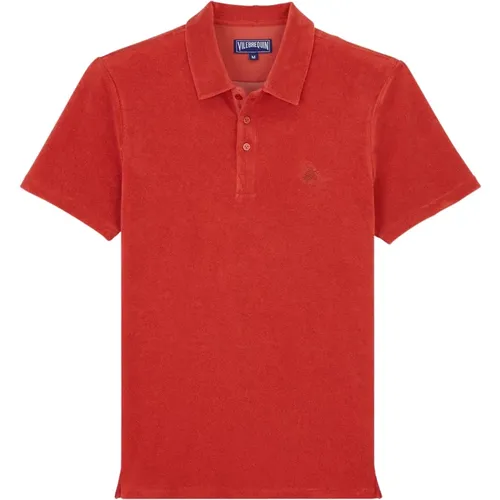 Phoneix terry polo shirt , male, Sizes: M, L, XL - Vilebrequin - Modalova