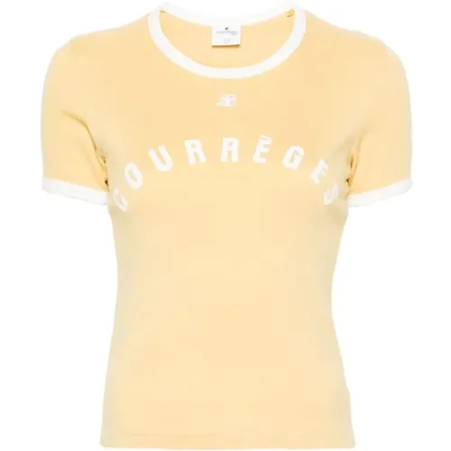 T-Shirts , female, Sizes: XL - Courrèges - Modalova