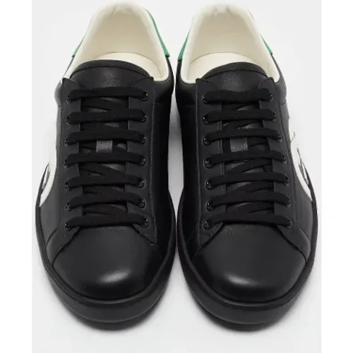 Pre-owned Leather sneakers , male, Sizes: 7 UK - Gucci Vintage - Modalova