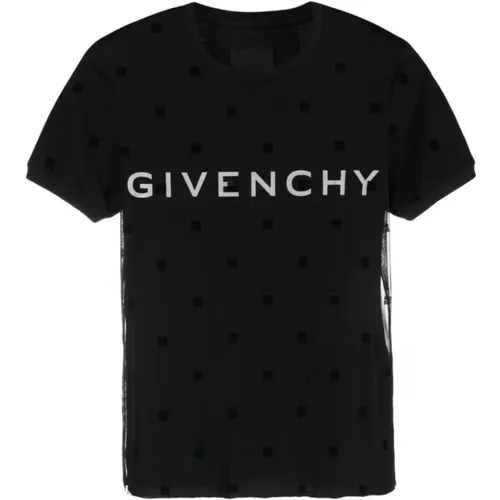 Schwarze T-Shirts & Polos für Frauen , Damen, Größe: S - Givenchy - Modalova