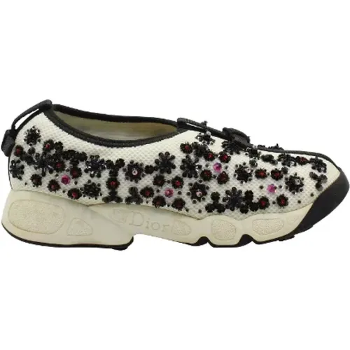 Pre-owned Nylon sneakers , female, Sizes: 1 1/2 UK - Dior Vintage - Modalova