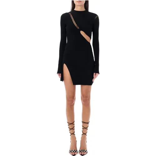 Cut-Out Mini Dress , female, Sizes: 2XS, XS - The Attico - Modalova