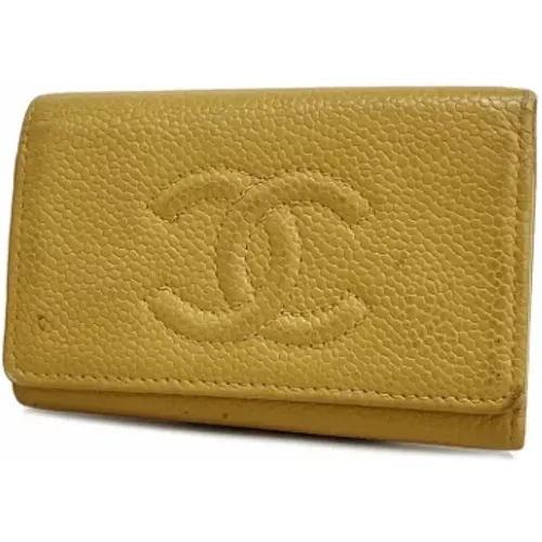 Pre-owned Leather key-holders , female, Sizes: ONE SIZE - Chanel Vintage - Modalova