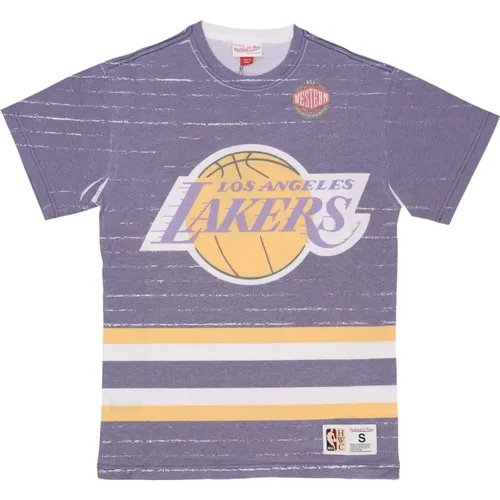 NBA Jumbotron 3.0 Lakers Tee , Herren, Größe: XL - Mitchell & Ness - Modalova