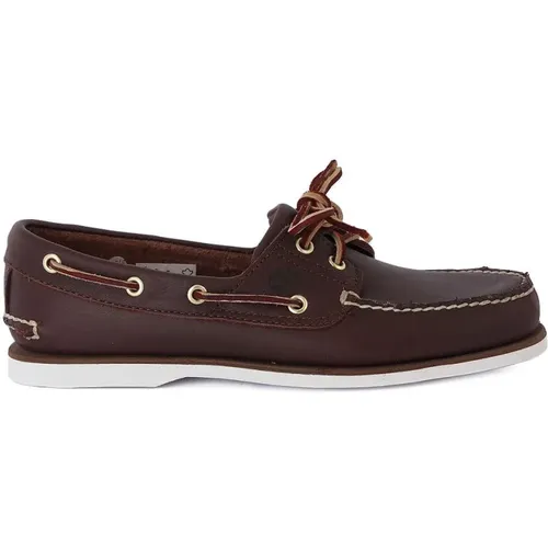 Leather Boat Shoes , male, Sizes: 8 UK, 8 1/2 UK, 7 1/2 UK - Timberland - Modalova