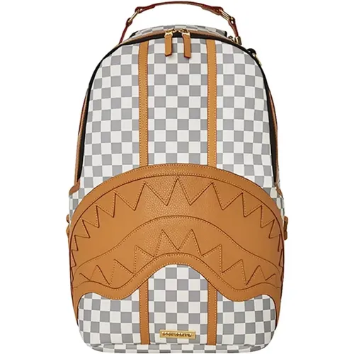 Stylischer Raceway Rucksack Creme - SPRAYGROUND - Modalova