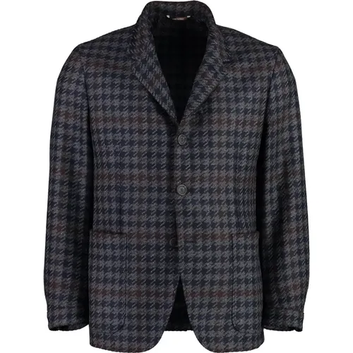 Blazer aus Kaschmir-Mix mit zwei Knöpfen - Canali - Modalova