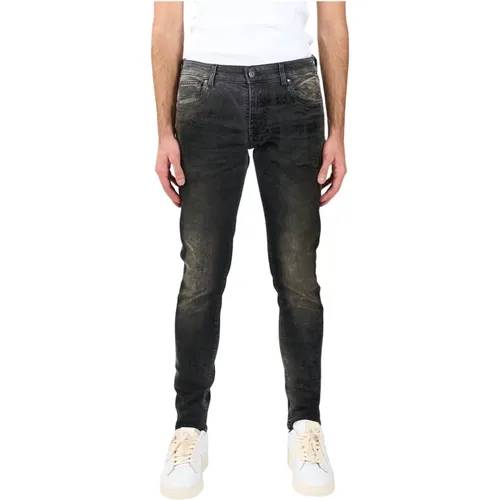 Samt Skinny Jeans , Herren, Größe: W31 - Salvatore Santoro - Modalova