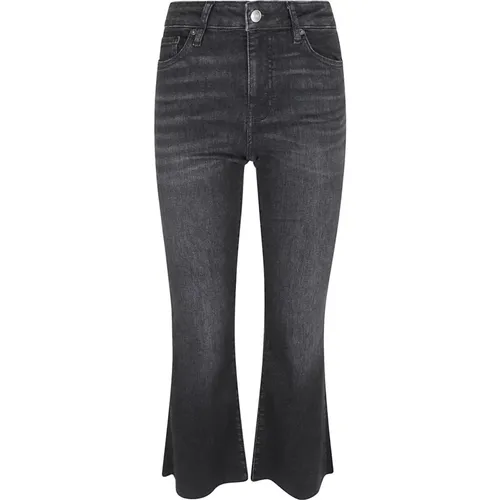 Schwarze Bootcut Jeans für Frauen , Damen, Größe: W29 - Frame - Modalova