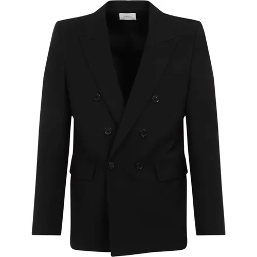 Schwarze Jacke für Männer Aw24 - Saint Laurent - Modalova