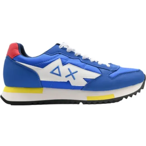 Running Sneakers Solid Royal , male, Sizes: 9 UK - Sun68 - Modalova